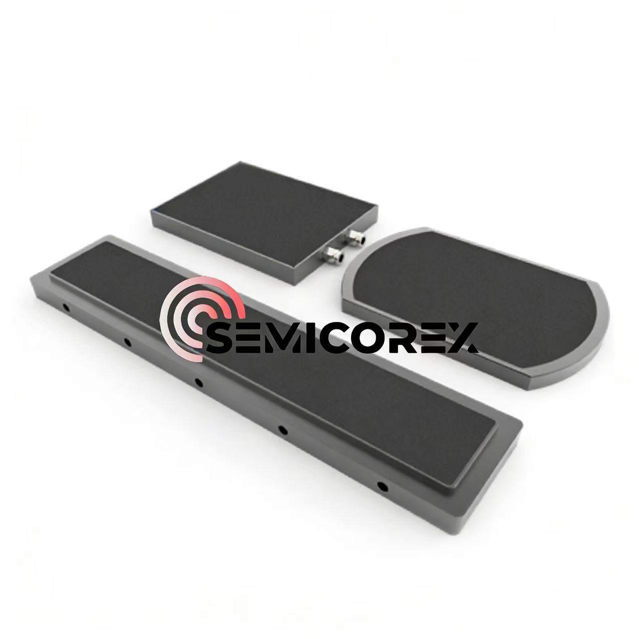 Sort alumina keramiske vakuumchucker