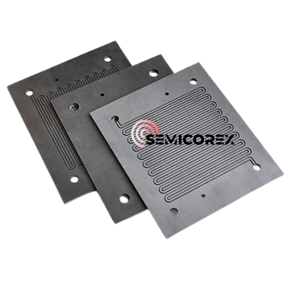 Bipolar grafittplate