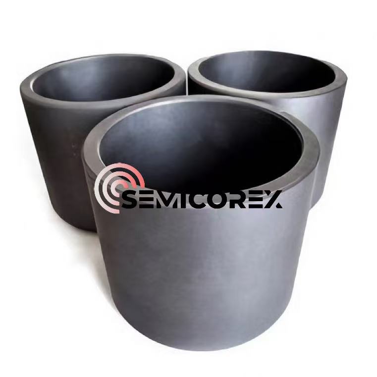 SiC-belagte grafittdigler