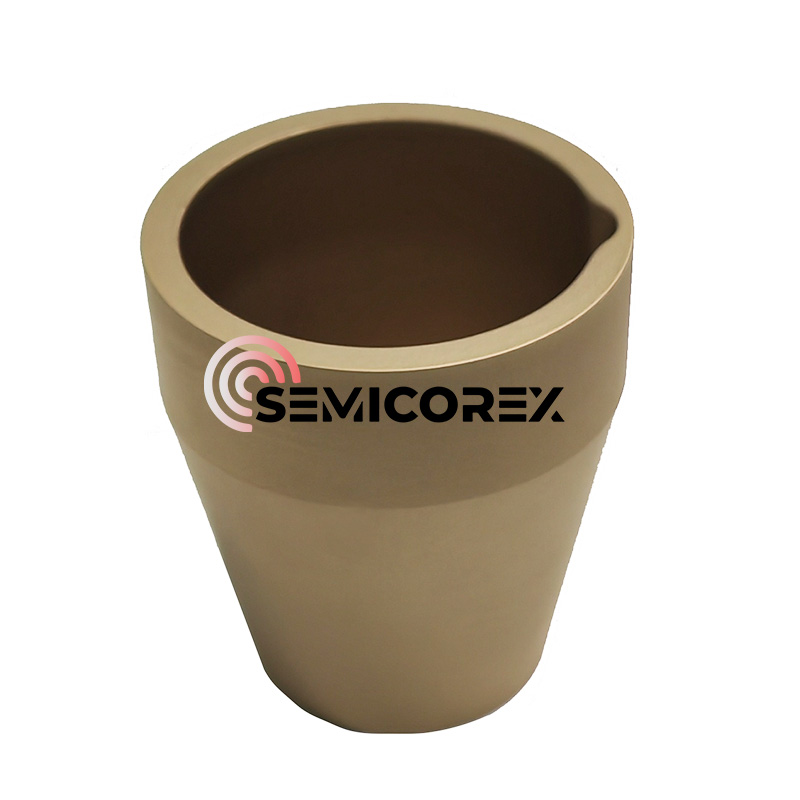 TaC-belagt grafittdigel