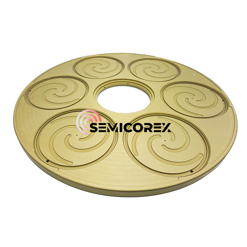 TaC-belagt planetarisk plate